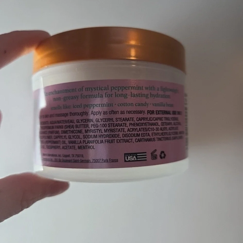 Tree Hut Merry Mint Whipped Shea Body‎ Butter, Long-Lasting Hydration for Soft,